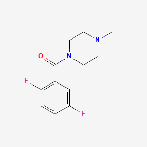 molecular formula C12H14F2N2O B4595001 1-(2,5-difluorobenzoyl)-4-methylpiperazine 