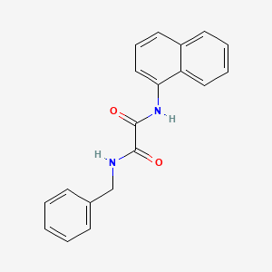 molecular formula C19H16N2O2 B4595055 N1-1-naphthalenyl-N2-(phenylmethyl)- Ethanediamide 