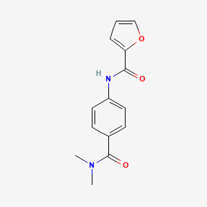 N-[4-(dimethylcarbamoyl)phenyl]furan-2-carboxamide