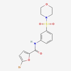 5-BROMO-N-[3-(MORPHOLINE-4-SULFONYL)PHENYL]FURAN-2-CARBOXAMIDE