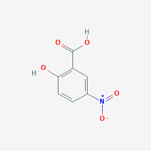 molecular formula C7H5NO5 B045951 5-Nitrosalicylic acid CAS No. 96-97-9