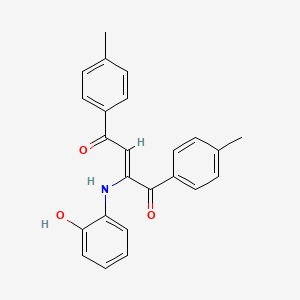 2-[(2-hydroxyphenyl)amino]-1,4-bis(4-methylphenyl)-2-butene-1,4-dione