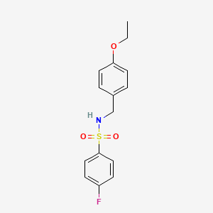 N-(4-ethoxybenzyl)-4-fluorobenzenesulfonamide