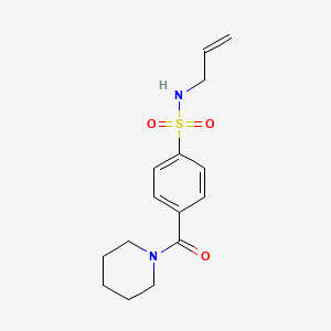 N-allyl-4-(1-piperidinylcarbonyl)benzenesulfonamide