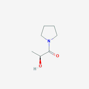 B045956 (S)-2-Hydroxy-1-(pyrrolidin-1-yl)propan-1-one CAS No. 122151-38-6