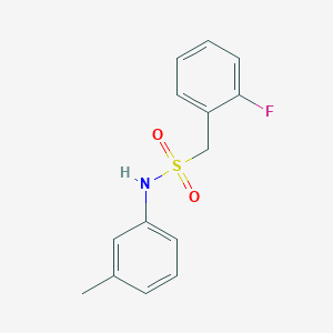 1-(2-fluorophenyl)-N-(3-methylphenyl)methanesulfonamide