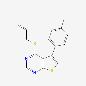 4-(allylthio)-5-(4-methylphenyl)thieno[2,3-d]pyrimidine