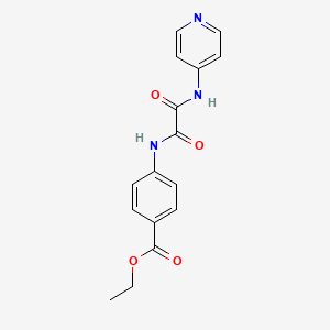 ethyl 4-{[oxo(4-pyridinylamino)acetyl]amino}benzoate