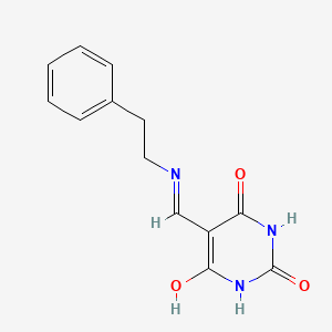 5-[(PHENETHYLAMINO)METHYLENE]-2,4,6(1H,3H,5H)-PYRIMIDINETRIONE