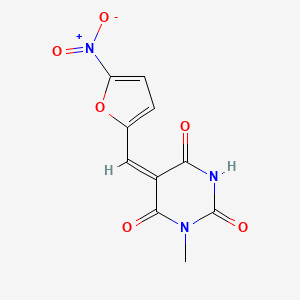 molecular formula C10H7N3O6 B4596007 1-methyl-5-[(5-nitro-2-furyl)methylene]-2,4,6(1H,3H,5H)-pyrimidinetrione 