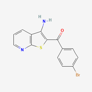 2-(4-BROMOBENZOYL)THIENO[2,3-B]PYRIDIN-3-AMINE