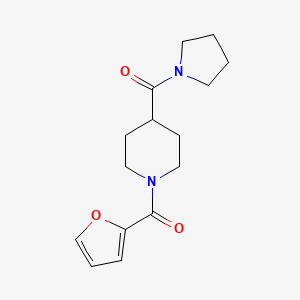 1-(FURAN-2-CARBONYL)-4-(PYRROLIDINE-1-CARBONYL)PIPERIDINE