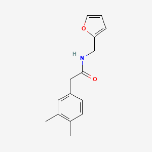 2-(3,4-dimethylphenyl)-N-(2-furylmethyl)acetamide