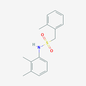 molecular formula C16H19NO2S B4596135 N-(2,3-二甲基苯基)-1-(2-甲基苯基)甲磺酰胺 