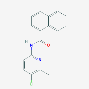 N-(5-chloro-6-methyl-2-pyridinyl)-1-naphthamide