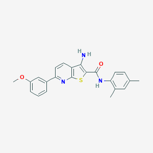 3-amino-N-(2,4-dimethylphenyl)-6-(3-methoxyphenyl)thieno[2,3-b]pyridine-2-carboxamide