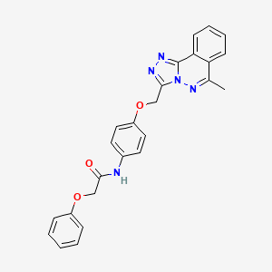 N-{4-[(6-methyl[1,2,4]triazolo[3,4-a]phthalazin-3-yl)methoxy]phenyl}-2-phenoxyacetamide