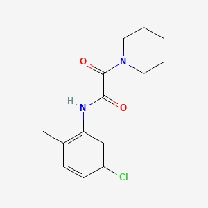 molecular formula C14H17ClN2O2 B4596399 N-(5-chloro-2-methylphenyl)-2-oxo-2-(1-piperidinyl)acetamide 