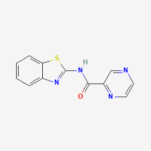 N-(1,3-benzothiazol-2-yl)pyrazine-2-carboxamide