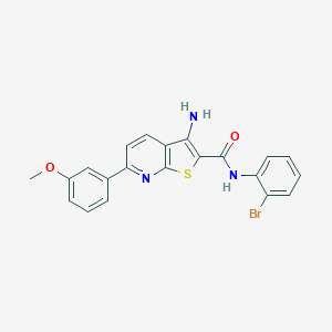 3-amino-N-(2-bromophenyl)-6-(3-methoxyphenyl)thieno[2,3-b]pyridine-2-carboxamide