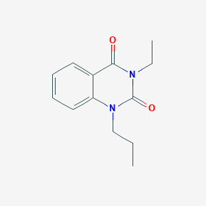 molecular formula C13H16N2O2 B4596492 3-ethyl-1-propylquinazoline-2,4(1H,3H)-dione 