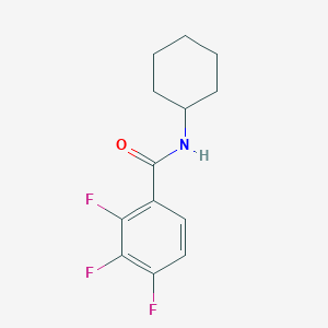 molecular formula C13H14F3NO B4596512 N-环己基-2,3,4-三氟苯甲酰胺 