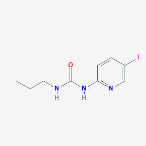 molecular formula C9H12IN3O B4596525 1-(5-Iodopyridin-2-yl)-3-propylurea 