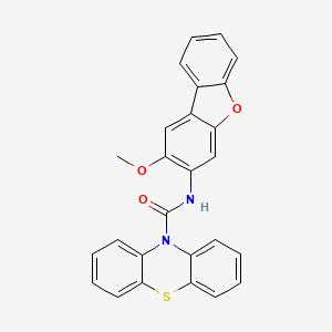 N-(2-methoxydibenzo[b,d]furan-3-yl)-10H-phenothiazine-10-carboxamide