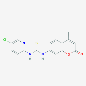 N-(5-chloro-2-pyridinyl)-N'-(4-methyl-2-oxo-2H-chromen-7-yl)thiourea