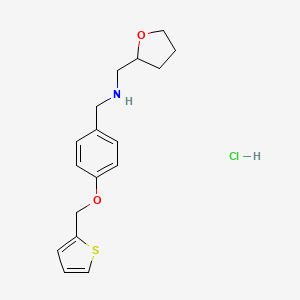 (tetrahydro-2-furanylmethyl)[4-(2-thienylmethoxy)benzyl]amine hydrochloride