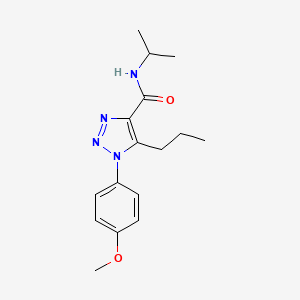 N-isopropyl-1-(4-methoxyphenyl)-5-propyl-1H-1,2,3-triazole-4-carboxamide