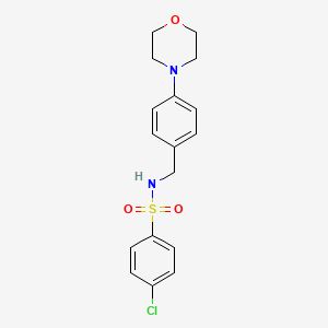 4-chloro-N-[4-(4-morpholinyl)benzyl]benzenesulfonamide