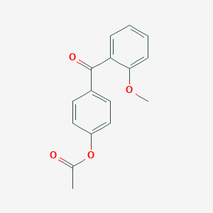 molecular formula C16H14O4 B045967 4-Acetoxy-2'-methoxybenzophenone CAS No. 124208-72-6