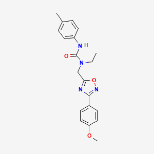 N-ethyl-N-{[3-(4-methoxyphenyl)-1,2,4-oxadiazol-5-yl]methyl}-N'-(4-methylphenyl)urea