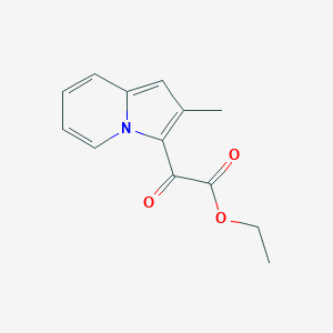 molecular formula C13H13NO3 B4596752 ethyl (2-methyl-3-indolizinyl)(oxo)acetate 