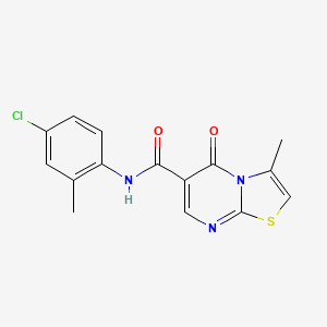 N-(4-chloro-2-methylphenyl)-3-methyl-5-oxo-5H-[1,3]thiazolo[3,2-a]pyrimidine-6-carboxamide