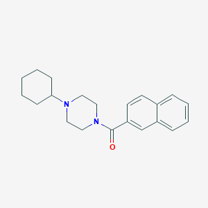 (4-CYCLOHEXYLPIPERAZINO)(2-NAPHTHYL)METHANONE