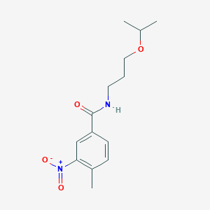 N-(3-isopropoxypropyl)-4-methyl-3-nitrobenzamide