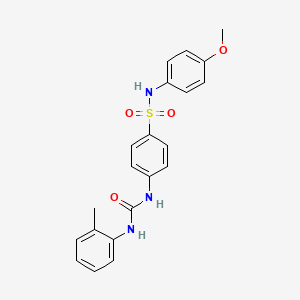 N-(4-methoxyphenyl)-4-({[(2-methylphenyl)amino]carbonyl}amino)benzenesulfonamide