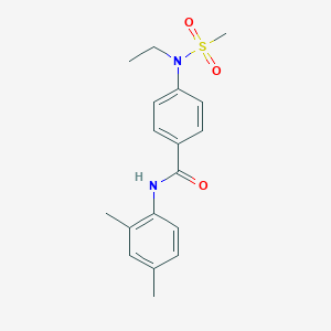 N-(2,4-dimethylphenyl)-4-[ethyl(methylsulfonyl)amino]benzamide