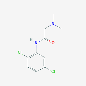 molecular formula C10H12Cl2N2O B4597030 N~1~-(2,5-dichlorophenyl)-N~2~,N~2~-dimethylglycinamide 