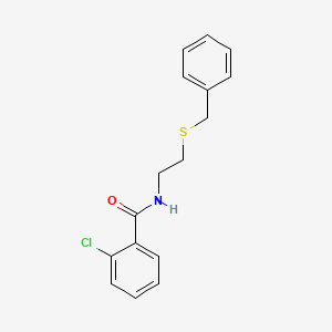 N-[2-(benzylthio)ethyl]-2-chlorobenzamide