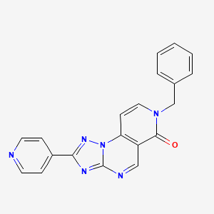 7-benzyl-2-(4-pyridinyl)pyrido[3,4-e][1,2,4]triazolo[1,5-a]pyrimidin-6(7H)-one