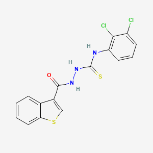 2-(1-benzothien-3-ylcarbonyl)-N-(2,3-dichlorophenyl)hydrazinecarbothioamide