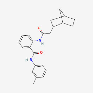 2-[(bicyclo[2.2.1]hept-2-ylacetyl)amino]-N-(3-methylphenyl)benzamide