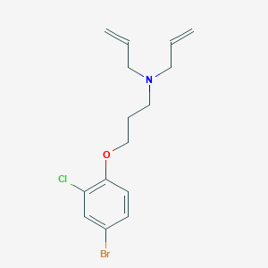 N-allyl-N-[3-(4-bromo-2-chlorophenoxy)propyl]-2-propen-1-amine