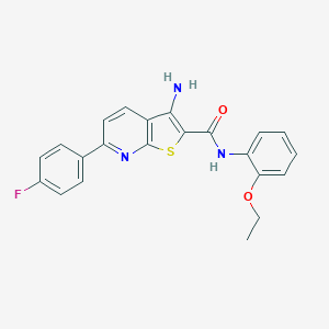 3-amino-N-(2-ethoxyphenyl)-6-(4-fluorophenyl)thieno[2,3-b]pyridine-2-carboxamide