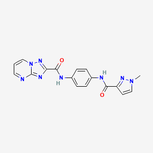 N~2~-(4-{[(1-METHYL-1H-PYRAZOL-3-YL)CARBONYL]AMINO}PHENYL)[1,2,4]TRIAZOLO[1,5-A]PYRIMIDINE-2-CARBOXAMIDE