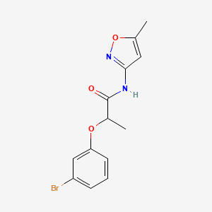 2-(3-bromophenoxy)-N-(5-methyl-3-isoxazolyl)propanamide