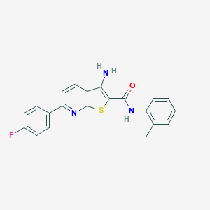 3-amino-N-(2,4-dimethylphenyl)-6-(4-fluorophenyl)thieno[2,3-b]pyridine-2-carboxamide